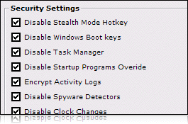 SpyAgent Security Features